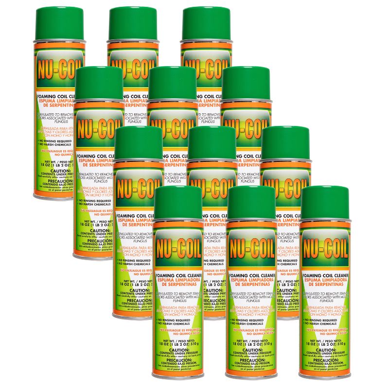 Nu-Coil Foaming Coil Cleaner, 12 Cans/Case