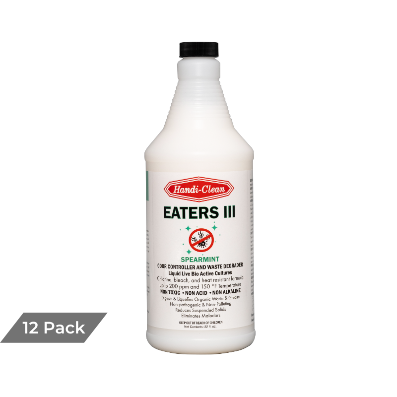 EATERS III SPEARMINT DEODORANT & WASTE DEGRADER - Qt. (12/CASE)