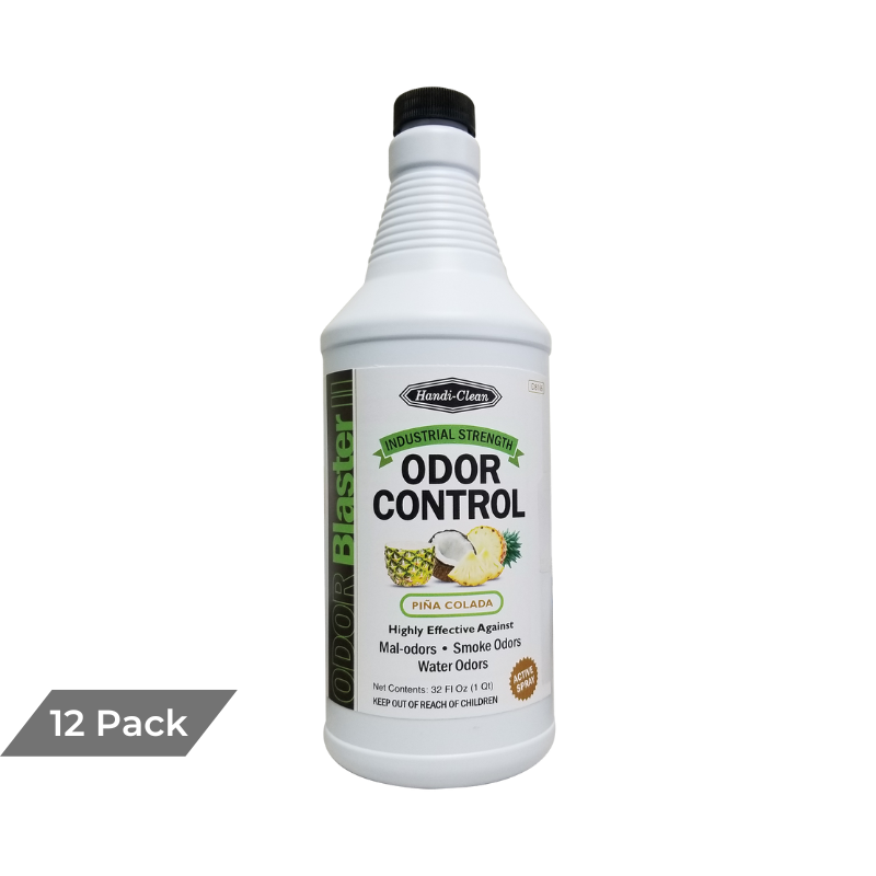ODOR BLASTER INDUSTRIAL STRENGTH ODOR CONTROL, PINA COLADA, QUART-SIZED BOTTLE, 12/CS