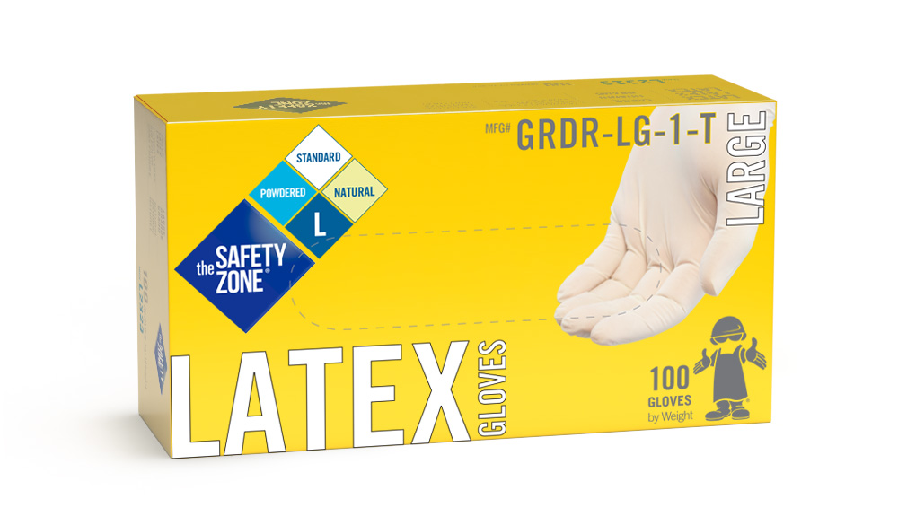 POWDERED LATEX GLOVES 100 Bx SM - MUST BE SOLD IN MULITPLES OF 10