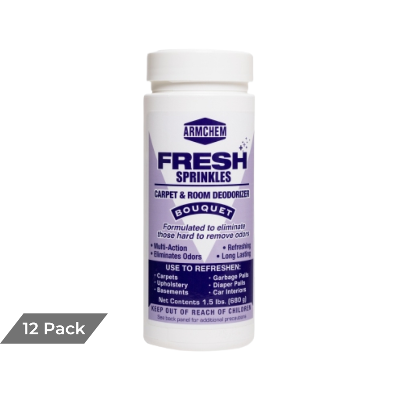 FRESH SPRINKLES CARPET & ROOM DEODORIZER, 1.5 LB TUB, 12 TUBS/CASE
