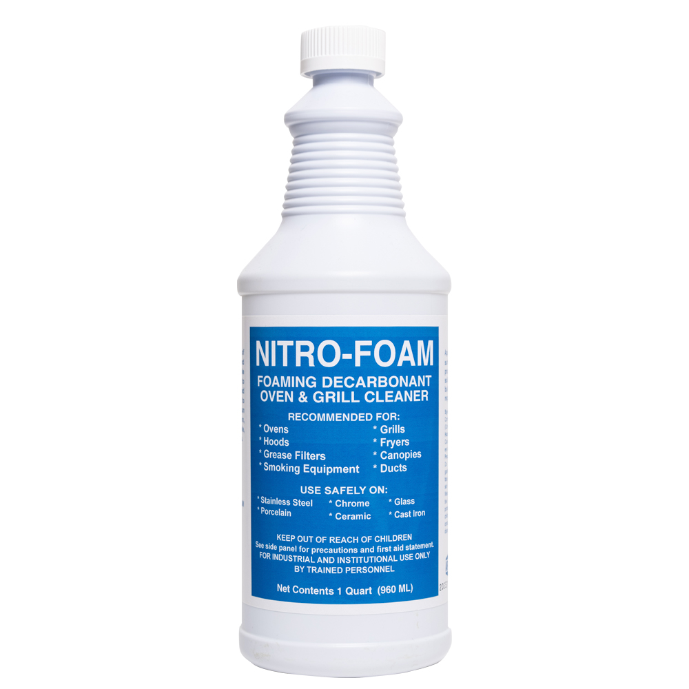 NITRO-FOAM FOAMING DECARBONANT OVEN & GRILL CLEANER, QUART BOTTLE, 12/CASE