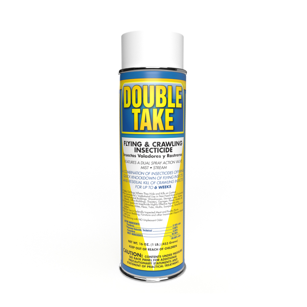 DOUBLE TAKE II-CRAWLING INSECT KILLER (12 Cans/Case)