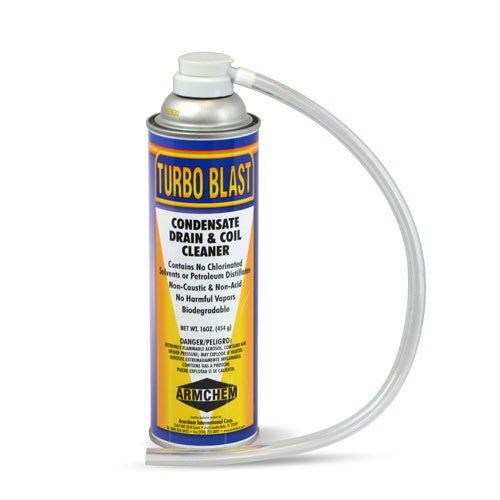 TURBO BLAST COIL CLEANER W/EXTENSION HOSE & DRAINS - 12 TO A CASE