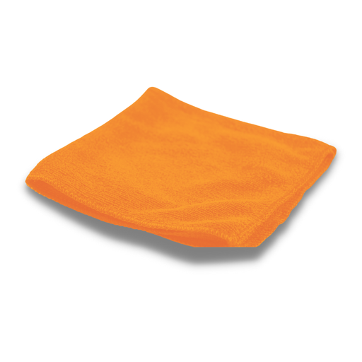 [KISS-MICRO-ORANGE] 16" Microfiber Cloth, Round Corners, Orange (Not for individual sale)