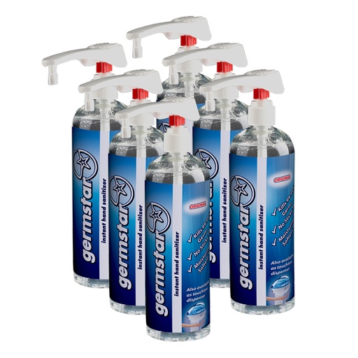 [GMS011] GERMSTAR  LIQUID SANITIZER . 16OZ PUMP BOTTLE / 12 PER CASE