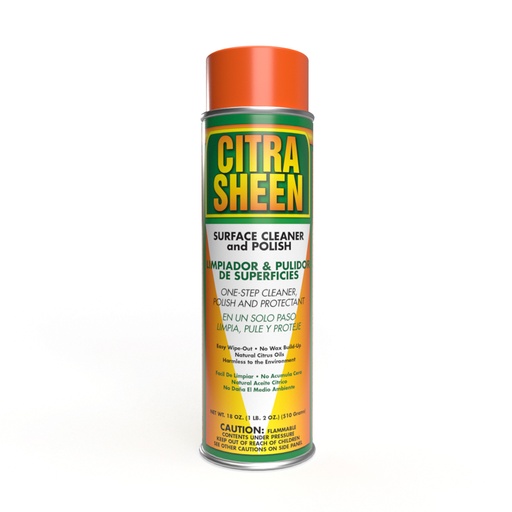 [CHE200] CITRA SHEEN SURFACE CLEANER AND POLISH, 12 CANS/CASE