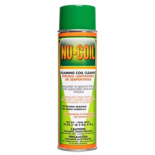 [CHE325] NU-COIL FOAMING COIL CLEANER, 12 CANS/CASE