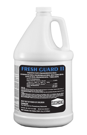 [DAD015] FRESH GUARD II NEUTRAL DISINFECTANT & GERMICIDAL CLEANER, GALLON BOTTLE, 4/CASE
