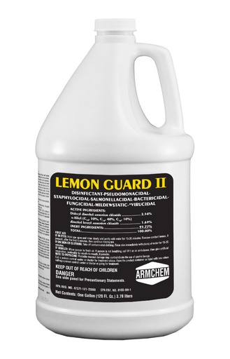 [DAD010] LEMON GUARD NEUTRAL DISINFECTANT & GERMICIDAL CLEANER, GALLON BOTTLE, 4/CASE