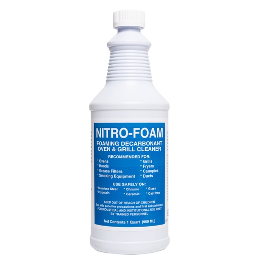 [CHE040] NITRO-FOAM FOAMING DECARBONANT OVEN & GRILL CLEANER, QUART BOTTLE, 12/CASE