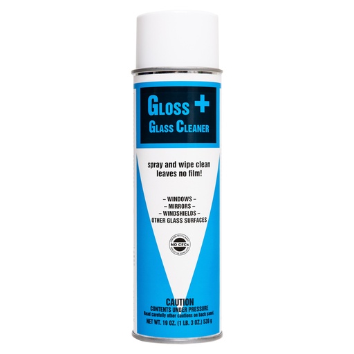 [CLA001] GLOSS + GLASS CLEANER, 12 CANS/CASE
