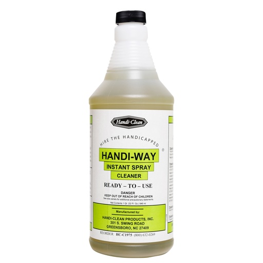 [HCC1975] HANDI-CLEAN - HANDI-WAY SPRAY CLEANER - INSTANT {QUARTS/SPRAY} (DZ) GREEN