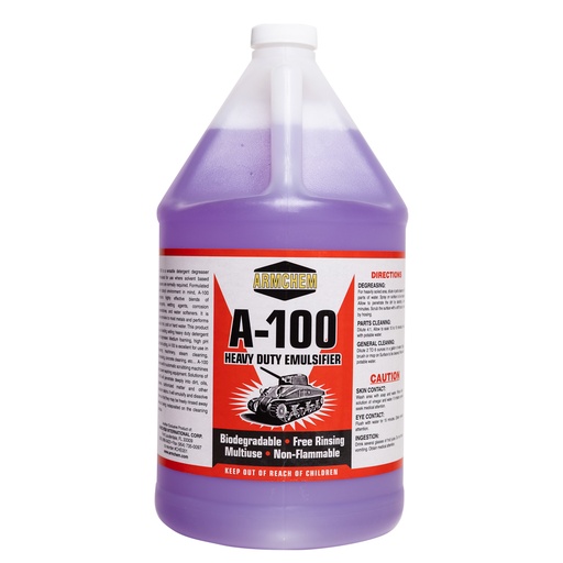 [CHE001/4] A-100 HEAVY DUTY EMULSIFIER, GALLON BOTTLE, 4/CS